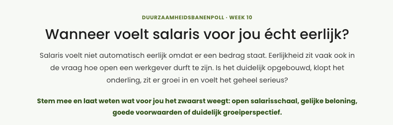 Week 10 afbeelding Duurzaamheidsbanenpoll