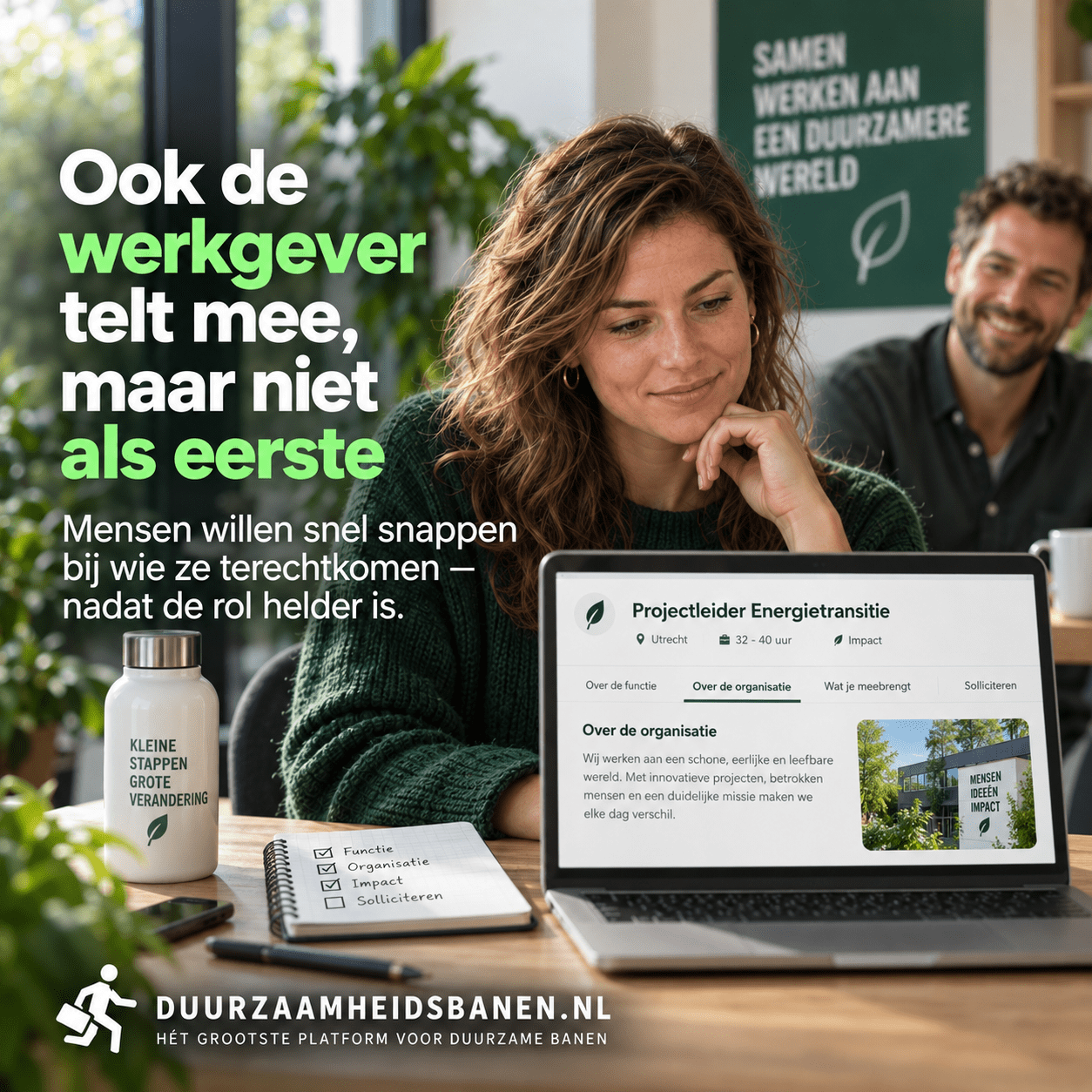 Ook de werkgever telt mee, maar niet als eerste